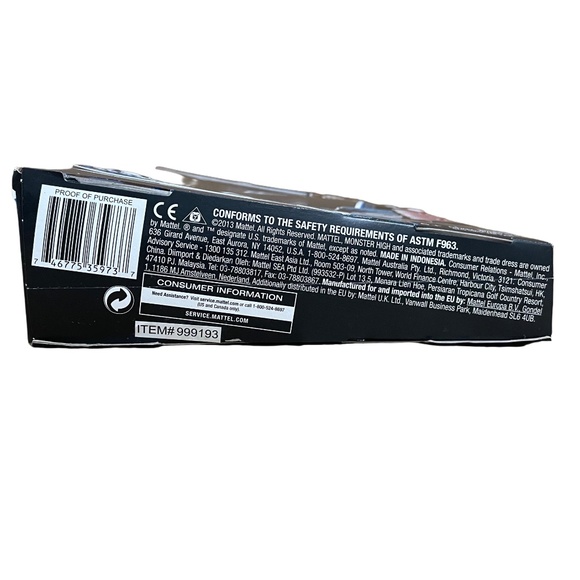 Monster High Doll SCAREMESTER INVISIBILLY BOY RARE NEW! - Picture 6 of 6